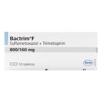 BACTRIM F 160+800 MG 10 TABLETAS