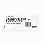 ALSUCRAL 500 MG MASTICABLE 20 TBS