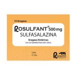 ROSULFANT 500 MG 10 GRAGEAS ENTER.