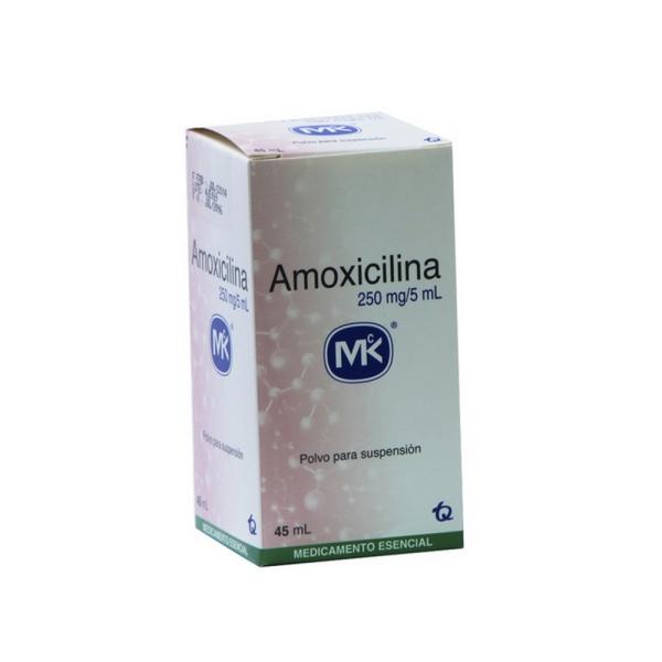 AMOXICILINA 250 MG SUSPENSION 45 ML MK