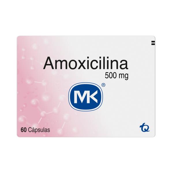 AMOXICILINA 500 MG 60 CAPSULAS MK