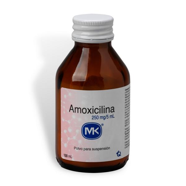 AMOXICILINA 250 MG SUSPENSION 100 ML MK