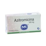 AZITROMICINA 500 MG 3 TABLETAS MK