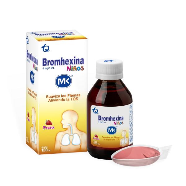 BROMHEXINA NINOS JARABE 120 ML MK