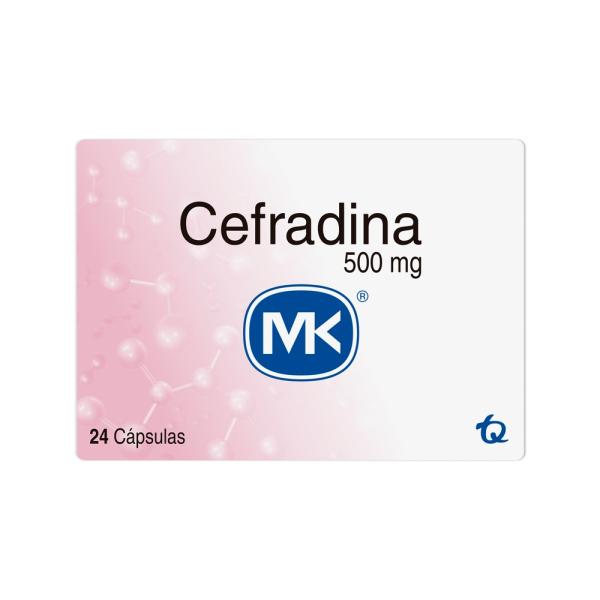 CEFRADINA 500 MG 24 CAPSULAS MK