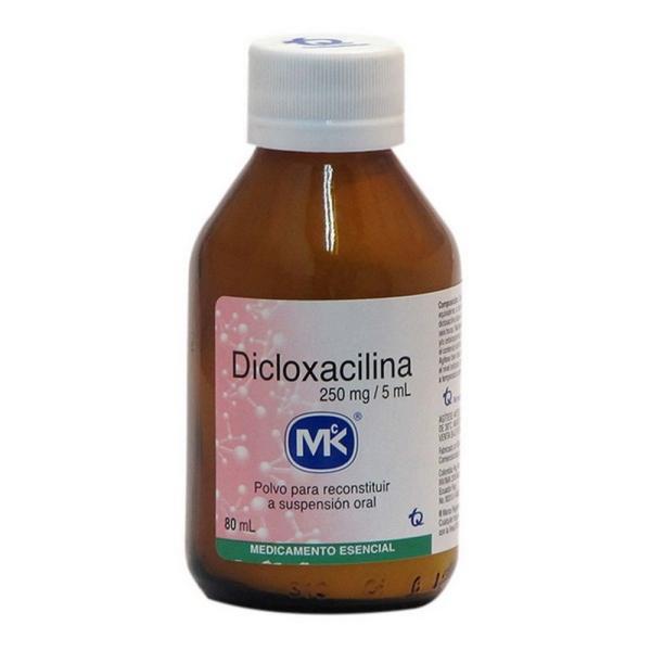 DICLOXACILINA 250 MG SUSPENSION 80 ML MK