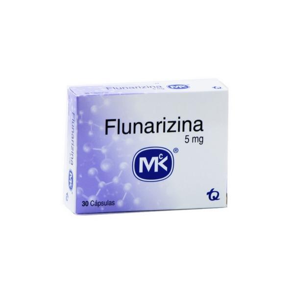 FLUNARIZINA 5 MG 30 CAPSULAS MK
