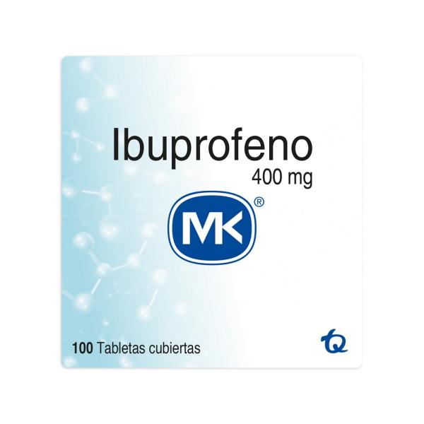 IBUPROFENO 400 MG 100 TABLETAS MK