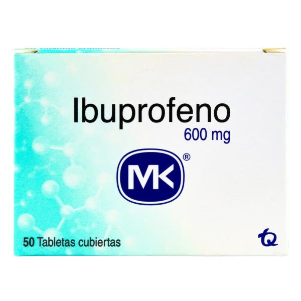 IBUPROFENO 600 MG 50 TABLETAS MK