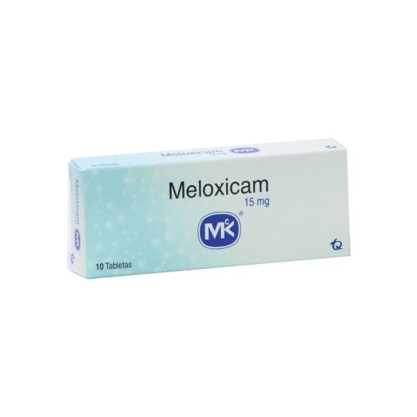 MELOXICAM 15 MG 10 TABLETAS MK
