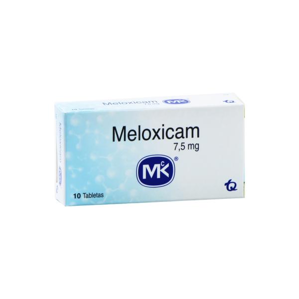 MELOXICAM 7.5 MG 10 TABLETAS MK