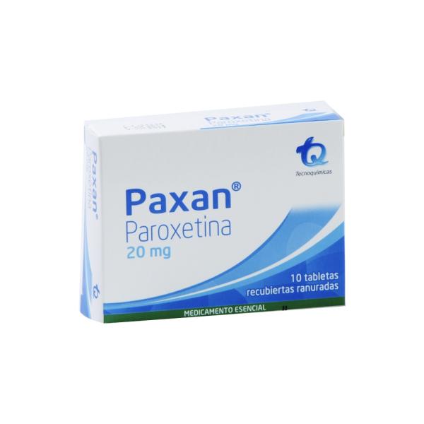 PAXAN 20 MG 10 TABLETAS (3%+)(A)(PAE)