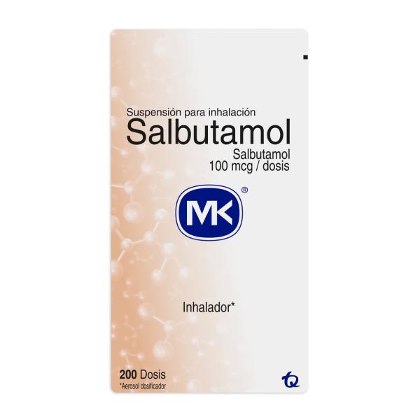 SALBUTAMOL INHALADOR 200 DOSIS MK