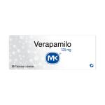 VERAPAMILO 120 MG 30 TABLETAS MK(P)9252