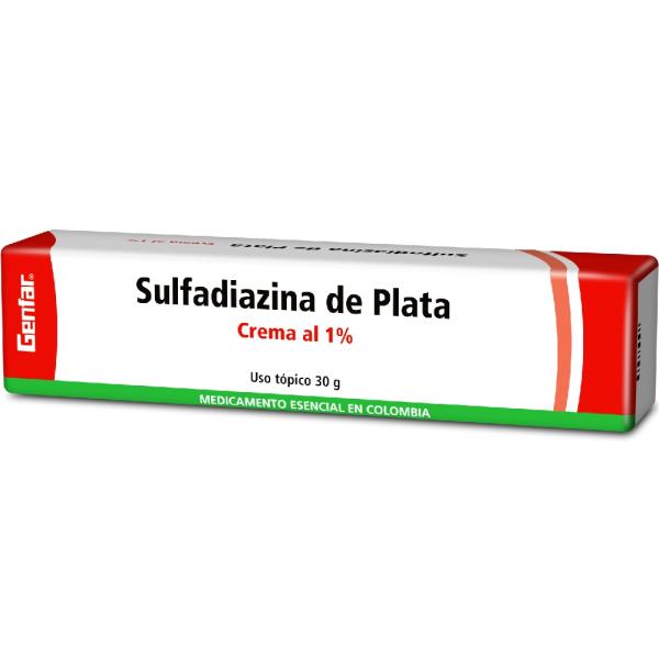 SULFADIAZINA DE PLATA 30 GR GF