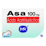 ASA 100 MG 100 TABLETAS MK
