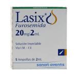 LASIX 20 MG 5 AMPOLLAS