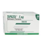 TAPAZOL 5 MG 100 TABLETAS