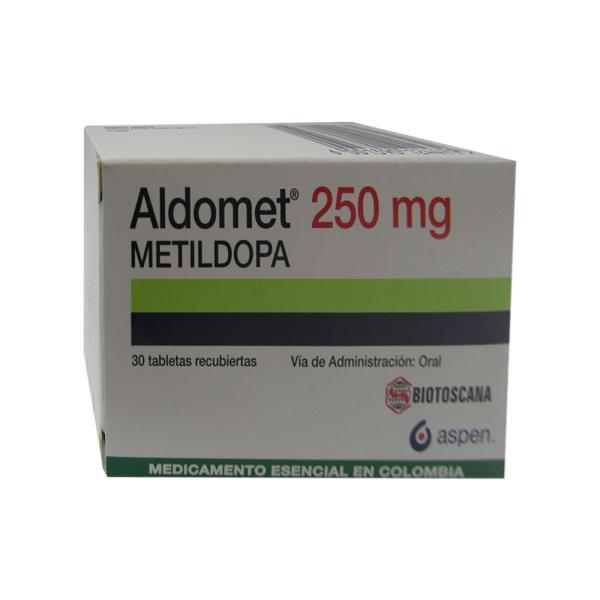 ALDOMET 250 MG 30 TABLETAS