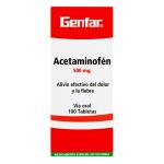 ACETAMINOFEN 500 MG 100 TABLETAS GF