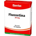 FLUOXETINA 20 MG 10 CAPSULAS GF