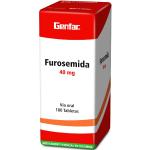 FUROSEMIDA 40 MG 100 TABLETAS GF