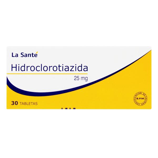 HIDROCLOROTIAZIDA 25 MG 30 TBS LS