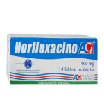 NORFLOXACINO 400 MG 14 TABLETAS AG