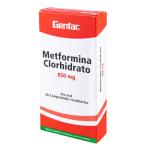 METFORMINA 850 MG 30 TABLETAS GF
