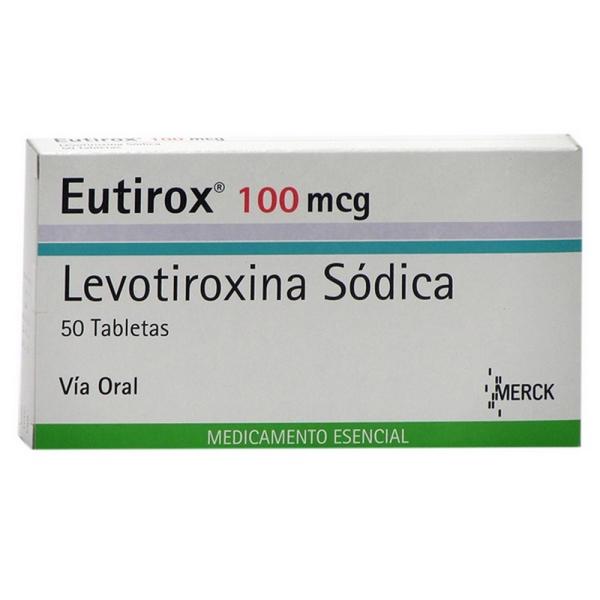 EUTIROX 100 MCG 50 TBS