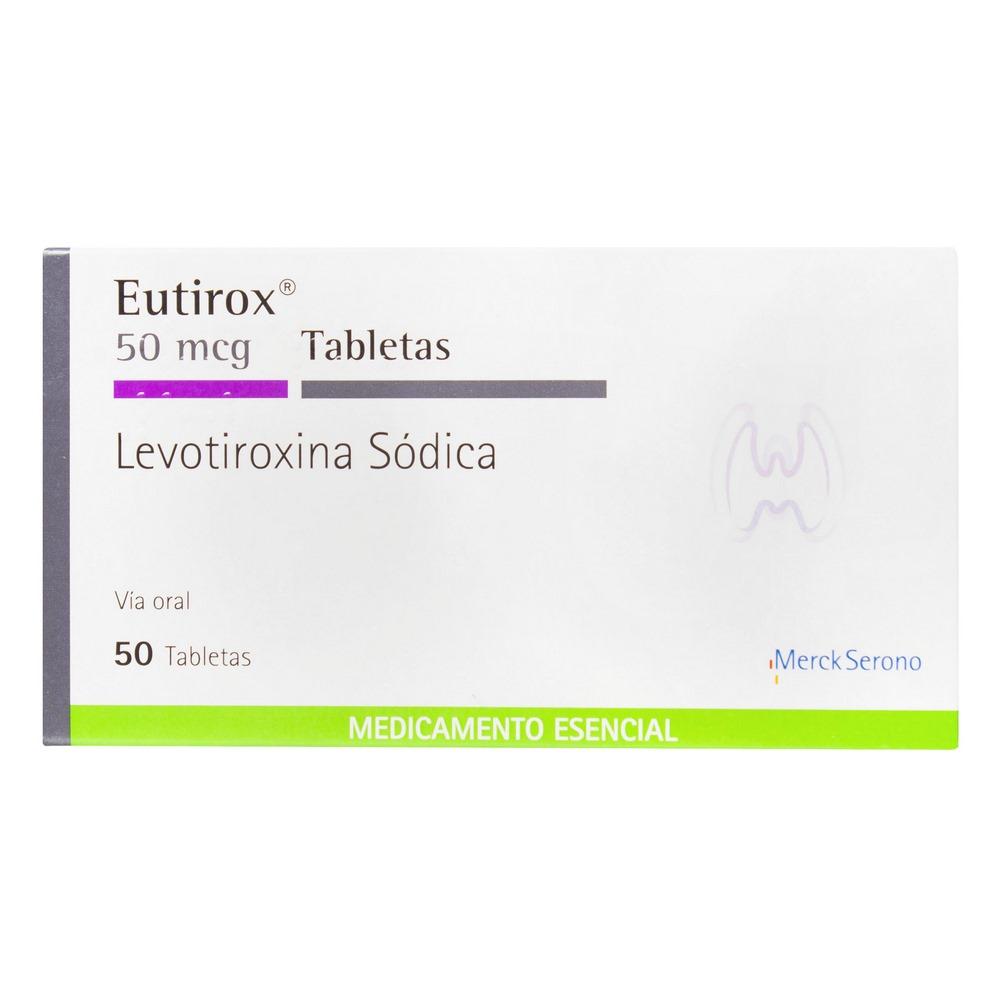 EUTIROX 50 MCG 50 TBS