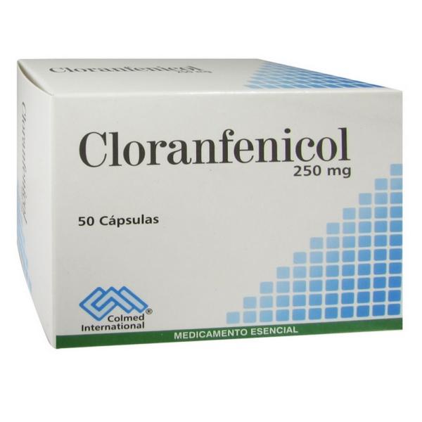 CLORANFENICOL 250 MG 50 CAPSULAS PC