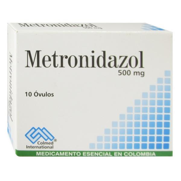 METRONIDAZOL 500 MG 10 OVULOS PC