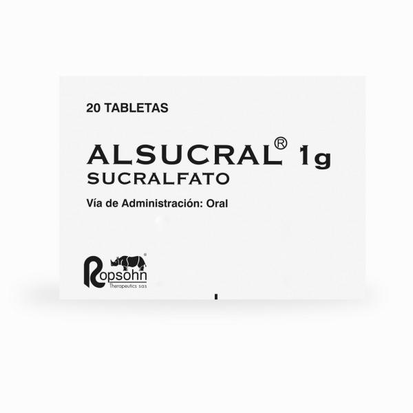ALSUCRAL 1 GR 20 TABLETAS