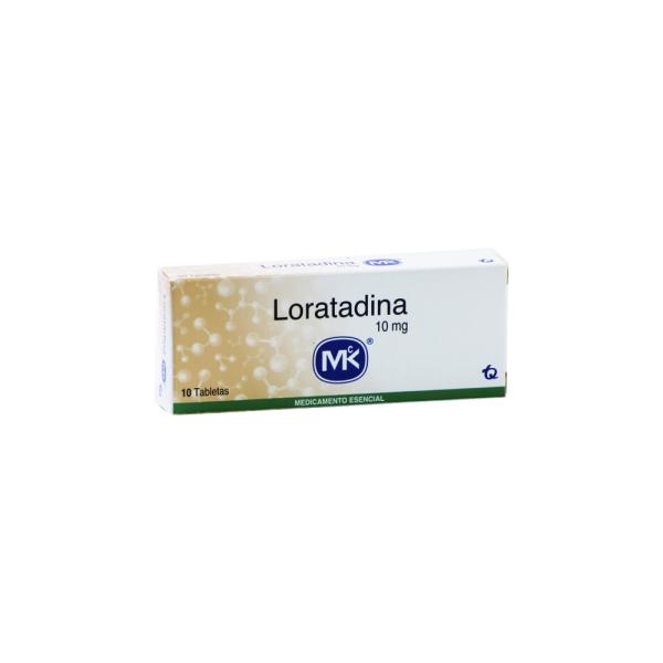 LORATADINA 10 MG 10 TABLETAS MK