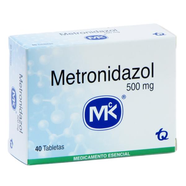METRONIDAZOL 500 MG 40 TABLETAS MK