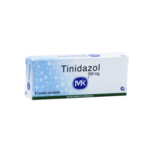 TINIDAZOL 500 MG 8 TABLETAS MK