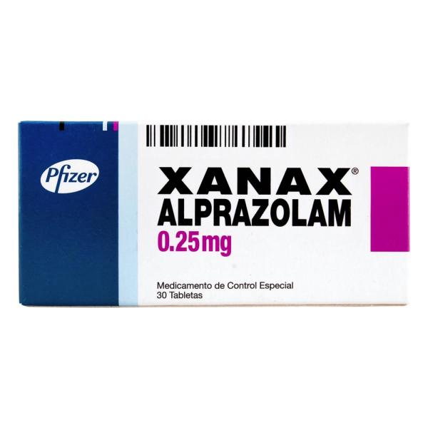XANAX 0.25 MG 30 TABLETAS (C)