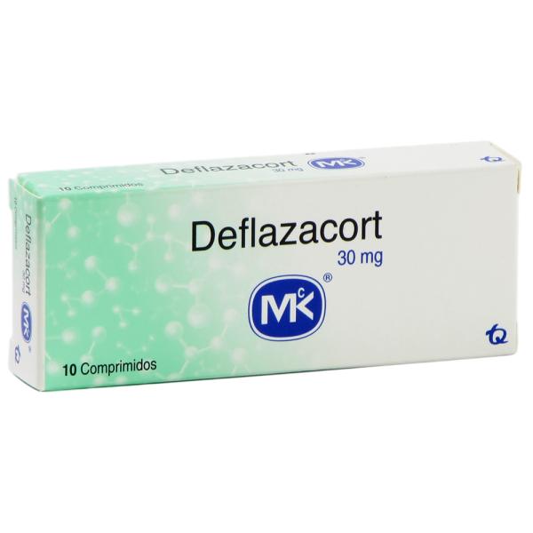 DEFLAZACORT 30 MG 10 TABLETAS MK