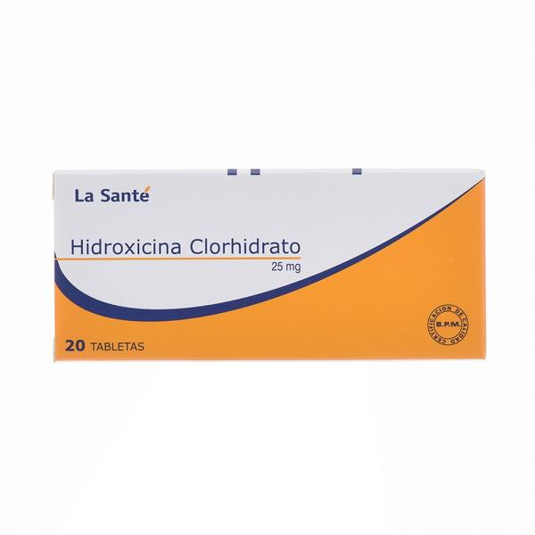 HIDROXICINA 25 MG 20 TABLETAS LS