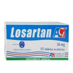 LOSARTAN 50 MG 15 TABLETAS AG