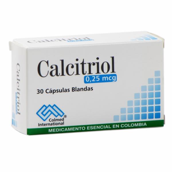 CALCITRIOL 0.25 MCG 30 CAPSULAS PC