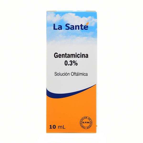 GENTAMICINA 0.3% OFTALMICA 10 ML LS
