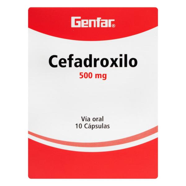 CEFADROXILO 500 MG 10 CAPSULAS GF