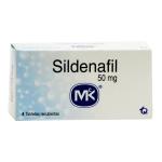 SILDENAFIL 50 MG 4 TABLETAS MK