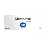 METOPROLOL 100 MG 30 TABLETAS MK