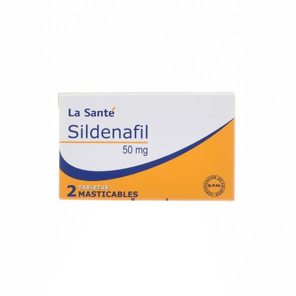 SILDENAFIL MASTICABLE 2 TABLETAS LS