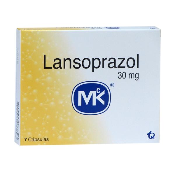 LANSOPRAZOL 30 MG 7 CAPSULAS MK