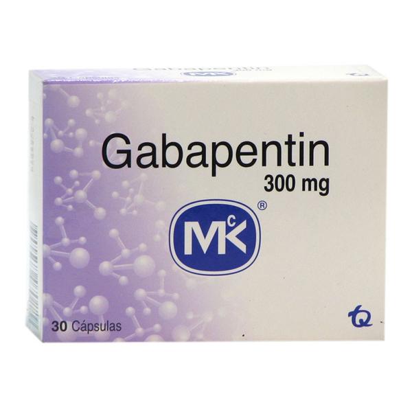 GABAPENTIN 300 MG 30 CAPSULAS MK(P)14310