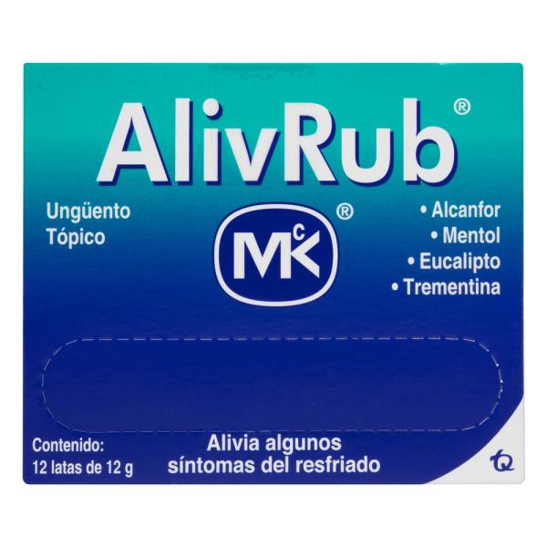 ALIVRUB LATA 12 GR 12 UND MK